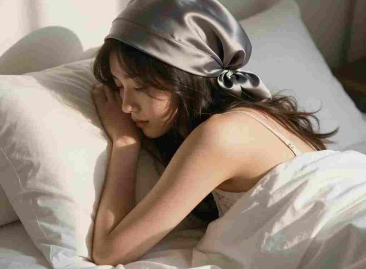 Cheveux cassants au réveil ? Pourquoi le bonnet en satin est votre seule solution